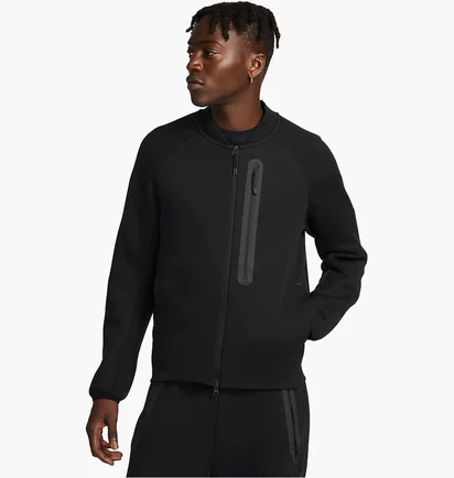 Бомбер мужской Nike Sportswear Tech Fleece Black FB8008-010