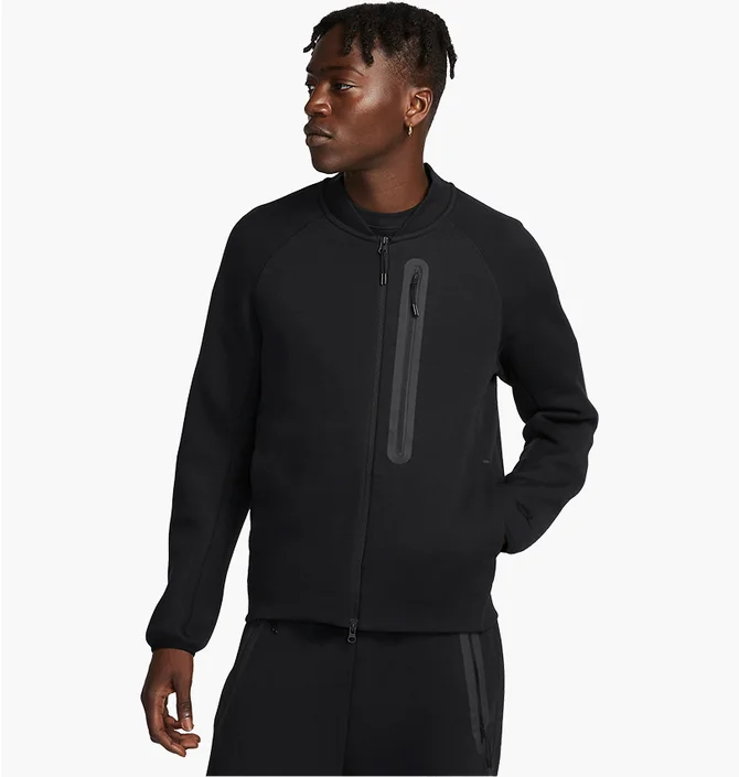 Бомбер мужской Nike Sportswear Tech Fleece Black FB8008-010