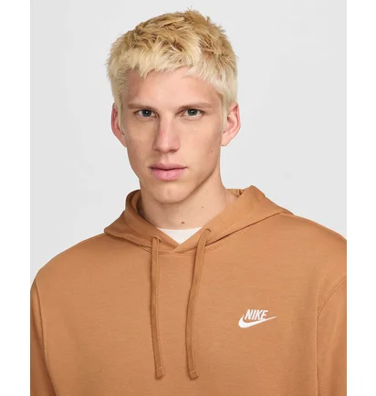 Худи мужское Nike Nsw Club Hoodie Po Bb Orange BV2654-224