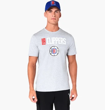 Футболка чоловіча NEW ERA Clippers Grey 60505461