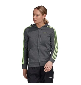 Толстовка женская Adidas Essentials 3S Fz Hd Grey GD3054
