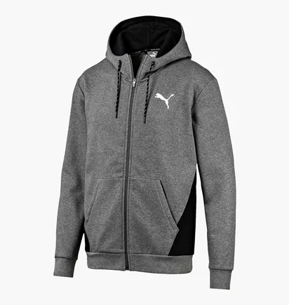 Толстовка чоловіча Puma Modern Sports Fz Hoody Grey 580529-03