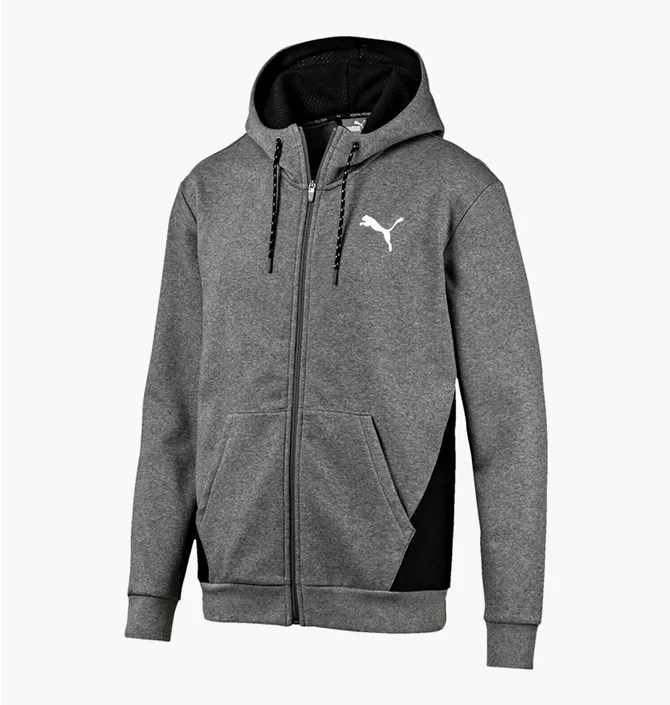 Толстовка чоловіча Puma Modern Sports Fz Hoody Grey 580529-03