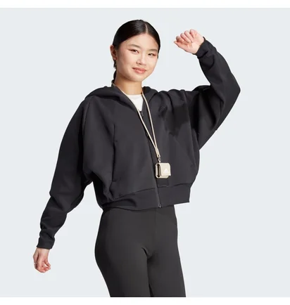 Толстовка жіноча Adidas Z.N.E. Full-Zip Black IN5128