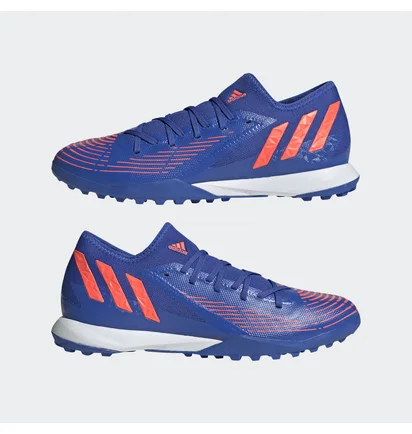 Сороконожки унисекс Adidas Predator Edge.3 Low Tf Blue Gx2632