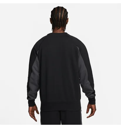 Свитшот мужской Nike M Nsw Air Ft Crew Black DQ4205-011