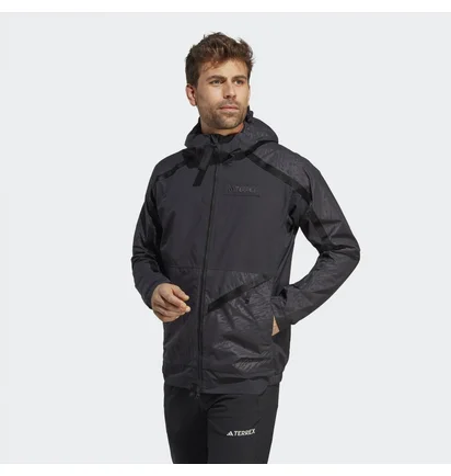 Куртка мужская Adidas Terrex Utilitas Rain.Rdy 2.5-Layer Rain Jacket Black Hn2928