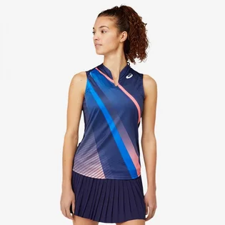 Майка женская Asics Match Graphic Tank Blue 2042A190-400