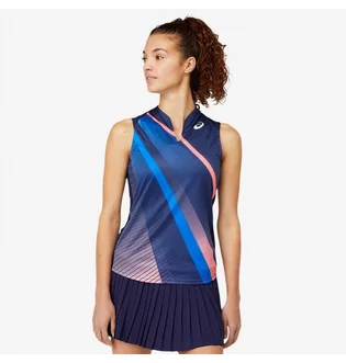 Майка женская Asics Match Graphic Tank Blue 2042A190-400