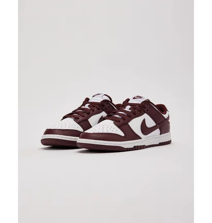 Кросівки чоловічі Nike Dunk Low Retro Bordo/White DV0833-115