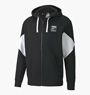Толстовка чоловіча Puma Rebel Fz Hoody Fleece Black 583496-01