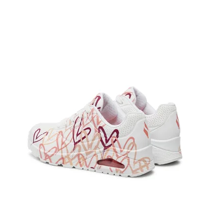 Кросівки жіночі Skechers Uno - Dripping In Love White 155507-WCRL