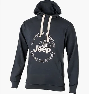 Худі чоловіче Jeep Hooded Sweatshirt The Spirit Of Adventure Black O102567-J865