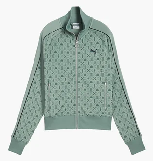 Олімпійка жіноча Puma T7 Road To Unity All-Over Print Green 629792-30