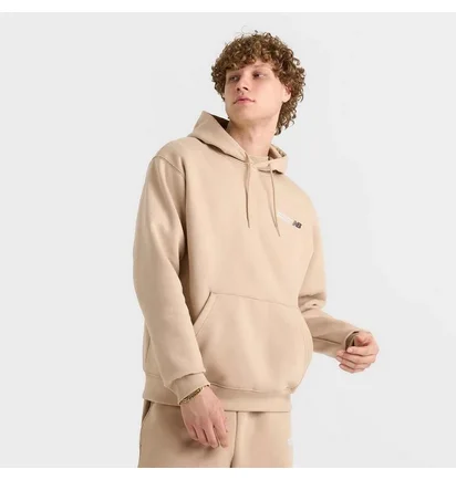 Худи мужское New Balance MenS Tone Logo Hoodie Beige MT51770-CREAM