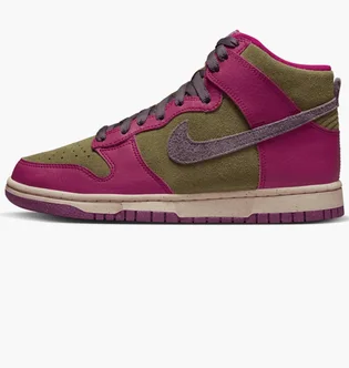 Кроссовки женские Nike Dunk High Green/Pink Fb1273-500