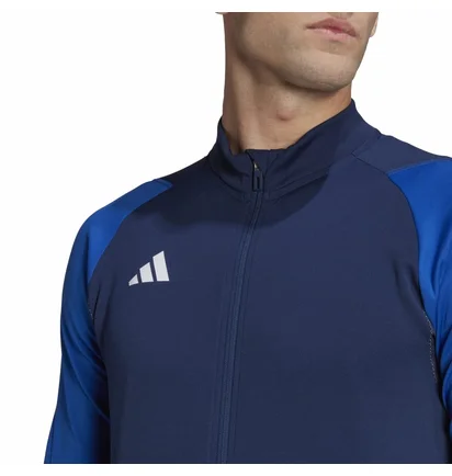 Лонгслив мужской Adidas Jacket Tiro23 C Tr Jkt Blue HK7649