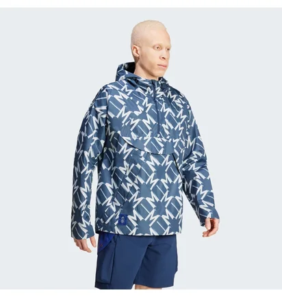 Анорак чоловічий Adidas Manchester United Seasonal Half-Zip Blue IT4194