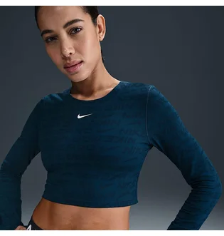 Лонгслів жіночий Nike Pro Blue HJ4281-478