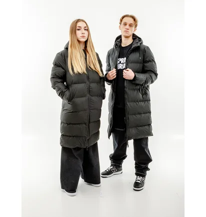 Парка унісекс Rains Jackets Black 1507-BLACK