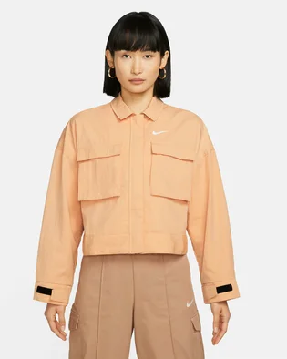 Куртка женская Nike W Nsw Essntl Wvn Jkt Field Peach DM6243-851
