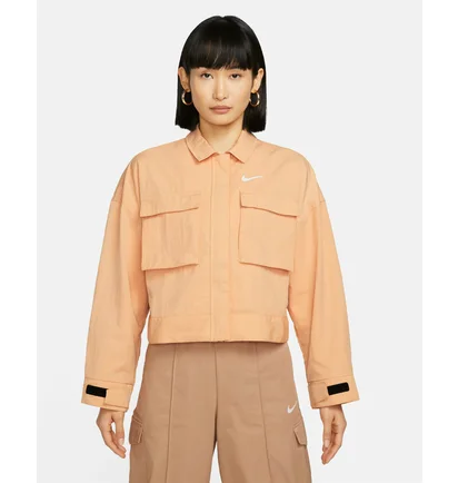 Куртка жіноча Nike W Nsw Essntl Wvn Jkt Field Peach DM6243-851