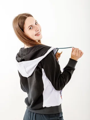 Толстовка женская AUSTRALIAN Flowers Hoodie Elastic Fleece Insert Jacket Multi LSDGC0009-465