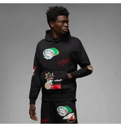 Худі чоловіче Air Jordan Flight Artist Black Dq8043-010