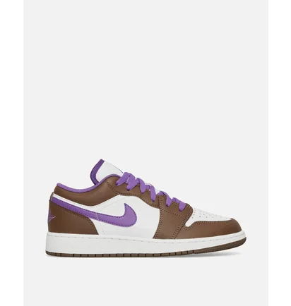 Кросівки дитячі Nike Air Jordan 1 Low Se (Gs) Sneakers Brown/White 553560-215