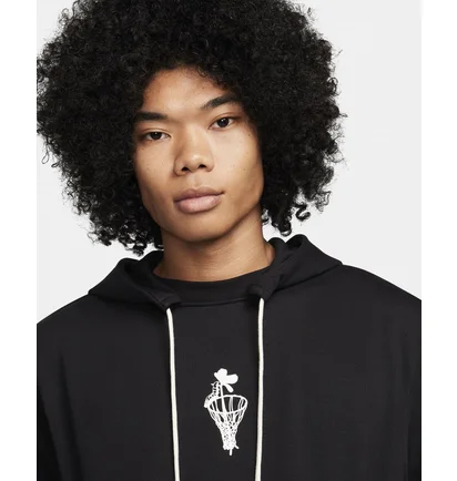 Худі чоловіче Nike Hoodie Pullover Dri-Fit Standard Issue Black FN2702-010
