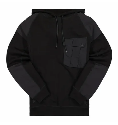 Худи мужское Maharishi Maha Tech Hooded Sweat Black 3538