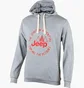 Худи мужское Jeep Hooded Sweatshirt The Spirit Of Adventure Grey O102567-J866
