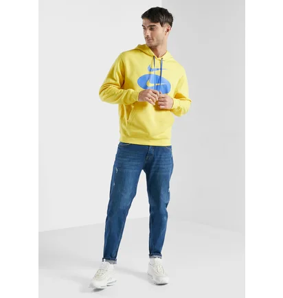 Худи мужское Nike Sportswear Swoosh League Yellow Dm5458-709