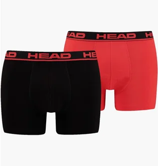 Трусы мужские HEAD Basic Boxer Black/Red (2 шт) 701202741-020