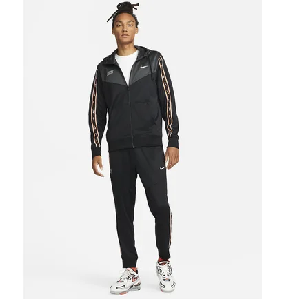 Олімпійка чоловіча Nike M Nsw Repeat Sw Pk Fz Hoody Black Dx2025-010