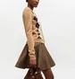Сумка жіноча GANNI Brown Suede Mini Hobo Bag Brown B207001697900