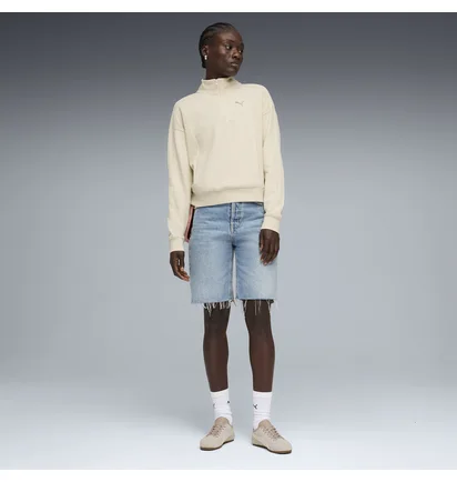 Кофта женская Puma Class Relaxed Half-Zip Beige 691873-87