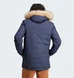 Парка мужская Adidas Hooded Fur Parka Blue IK0552