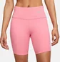 Шорты женские Nike Mid-Rise Ribbed Panel Running Pink DX2951-611