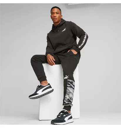Штаны мужские Puma Essentials Block Camo Black 673339-01