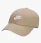 Кепка унісекс Nike U Club Cap U Cb Fut Wsh L Beige FB5368-247