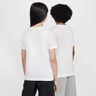 Футболка детская Nike Sportswear Big Kids T-Shirt White FZ5177-100