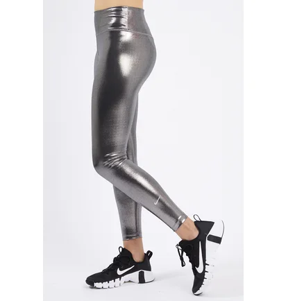 Леггинсы женские Nike One Icon Clash Shimmer Tights Metallic Cu6030-010