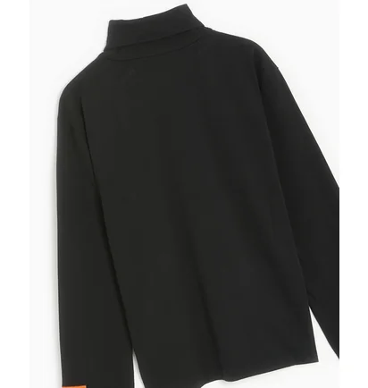 Світшот чоловічий Heron Preston Hpny Embroidered Rollneck Sweater Black HMAB027C99JER0021001