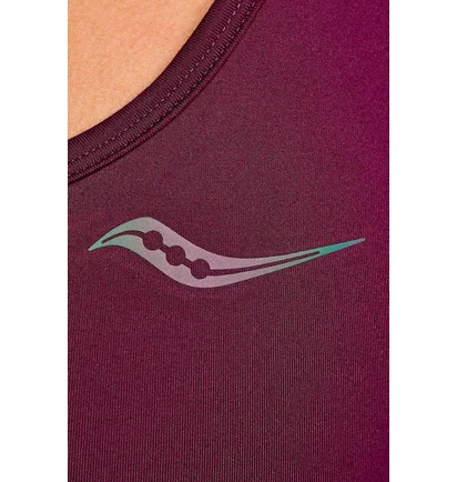 Топ женский Saucony Fortify Bra Bordo SAW800449-EG