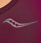 Топ женский Saucony Fortify Bra Bordo SAW800449-EG