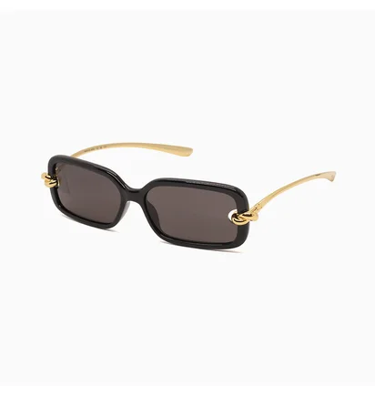 Солнцезащитные очки женские Bottega Veneta Gold/Black BV1439S-001-56