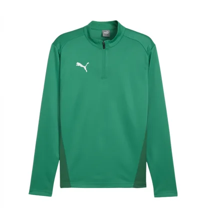 Кофта мужская Puma Teamgoal Training 1/4 Sweatshirt Rits Green 658629-05