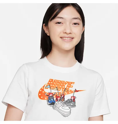 Футболка детская Nike Sportswear Boxy Tee White FD0844-100