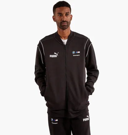 Олімпійка чоловіча Puma Bmw Motorsport Mt7 Sweat Jacket Black 621213-01